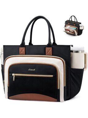 Stylish Work Tote Bag for Women | Laptop & File Organizer | Perfect Teacher Bag